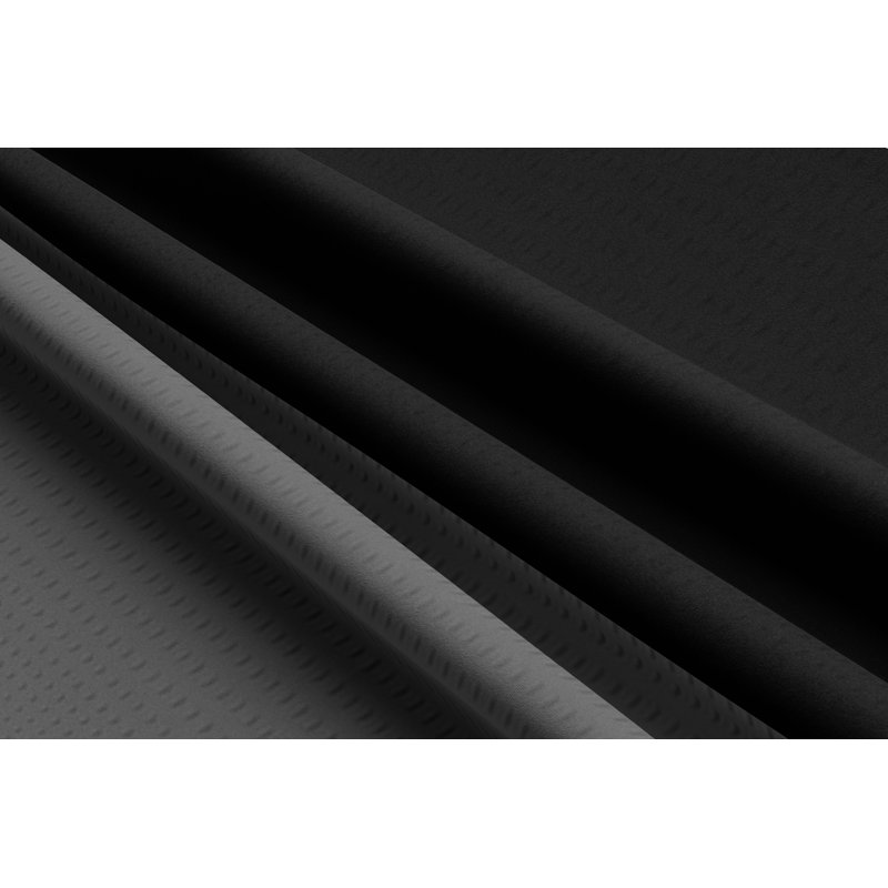 Mayline Seersucker Reversible Duvet Cover Set, Single, Black