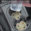 Ensemble de 2 sous-verres de voiture en pierre Spread Love