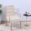 Chaises de salle à manger confort, tissu et bois de style moderne pour la cuisine
