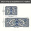 Ensemble de 2 tapis décoratifs ornés de motifs de cuisine