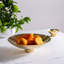 Striations Stainless Steel Fruit Bowl-768396343