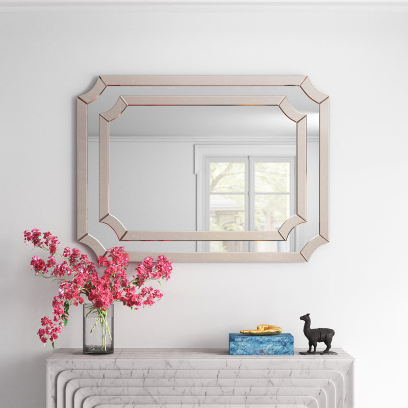 Jules Engineered Wood Flat Wall Mirror