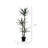 Artificial Green Yucca Tree in Black Planter Pot-85321092