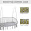 Balancelle en macramé pour 2 personnes Outsunny-1134964890