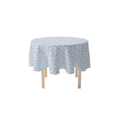 Round Cotton Twill Tablecloth