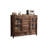 Modern Nut-Brown Solid Wood Sideboard-1351458355