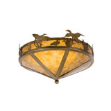 Rustic Lodge 2 - Light Flush Mount