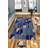 Premium 3D Printed Carpet, 4 x 6 ft, 100% Polyester, 0.04 in Pile Height | Antibacterial, Non-Slip PVC Dot Underside, Machine Washable | Ideal for Living Room, Bedroom, and Playroom, Stylish & Durable Design-1984120970