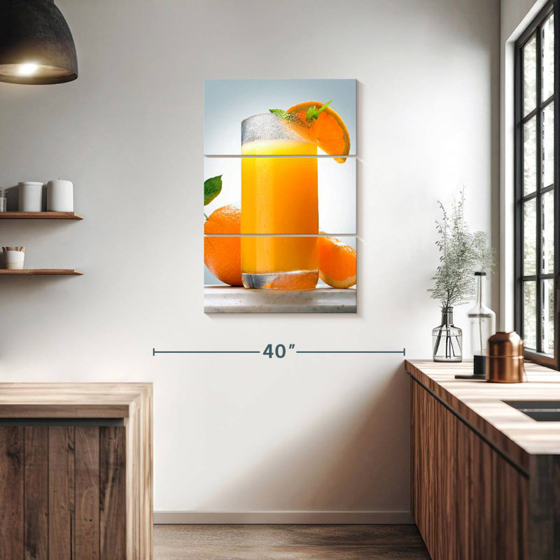 Verre de jus d'orange Yarlin, H 38 po x l 24 po