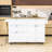 Rosauro Kitchen Islands with Storage Cabinet, 4 Drawers and Towel Rack-2018982356