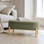 Banc de rangement rembourré avec pieds en bois-857132039
