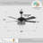 Analiya 53'' Ceiling Fan