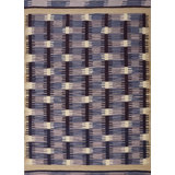 Striped Area Rug in Violet