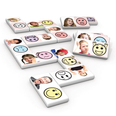 Emotions Dominoes Match and Learn Educational Learning Game