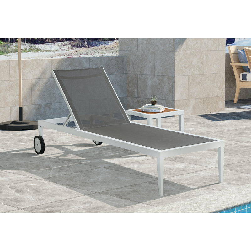 Table d'appoint Ventrell, Brun / blanc