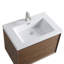 Capot-6 30,00 po X P 19,70 po P x 21,70 po Meuble-lavabo mural H en bois naturel avec plateau blanc