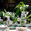 Country Estate 11.5" Tulipiere Vase- Flint Gray