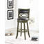 Tabouret de bar et de comptoir pivotant gris olive Kopasz-1504071710-1575232432