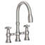 Jacobean Pull Down Kitchen Bridge Faucet-1232063110-1231961799