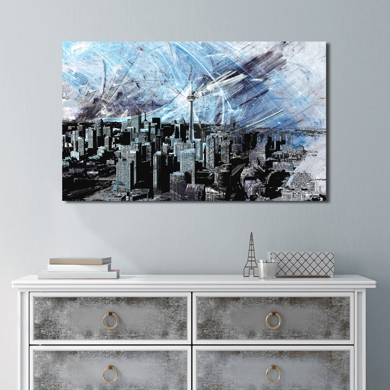 Reproduction de photo sur toile tendue toronto, H 60 po x l 36 po x P 1,5 po