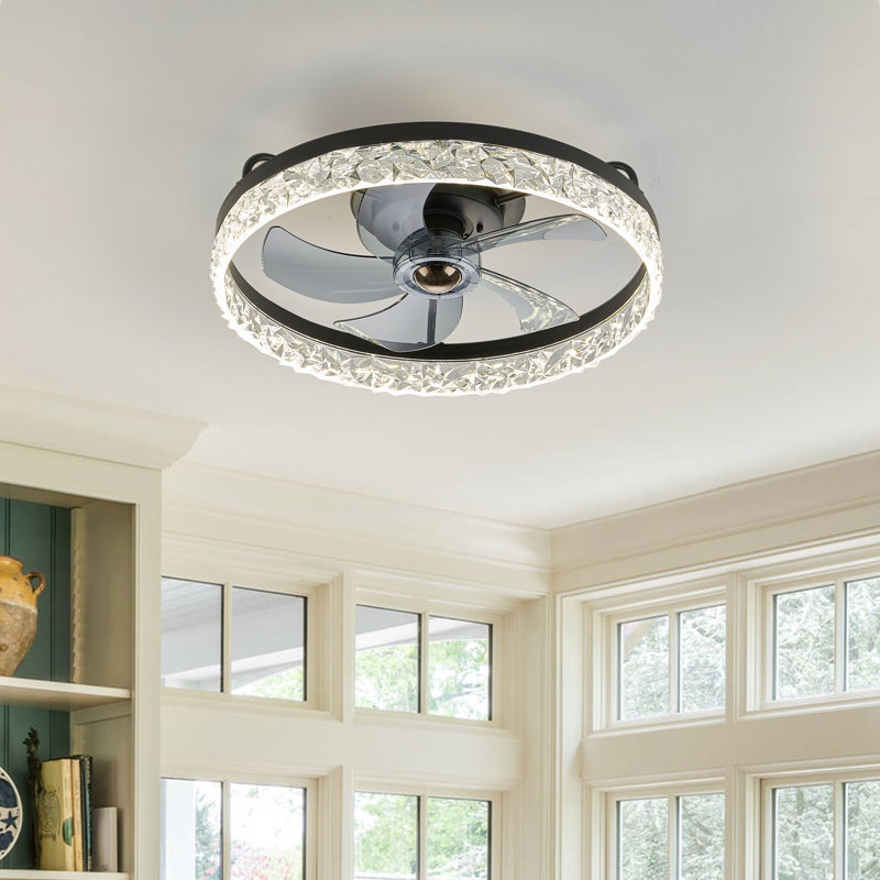 Ventilateur de plafond à intensité variable 20 "avec lumières DEL Peronne