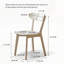 Chaise de salle à manger en bois massif durable pour des sièges confortables dans la salle à manger et le salon.-1957918114