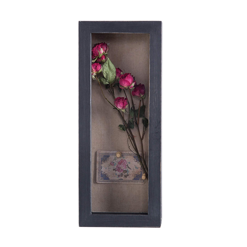 Shadow Box Frame 5X12.5 Shadow Box Pin Display Case Cabinet Picture Frame With Linen Back Memorabilia Awards Medals Bouquet Badge Wedding Memory Box For Keepsakes Black Small Narrow