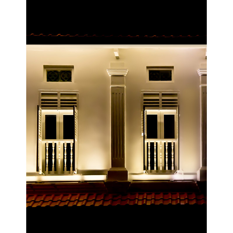 WALL WASHER Black Integrated LED Metal Flood Light