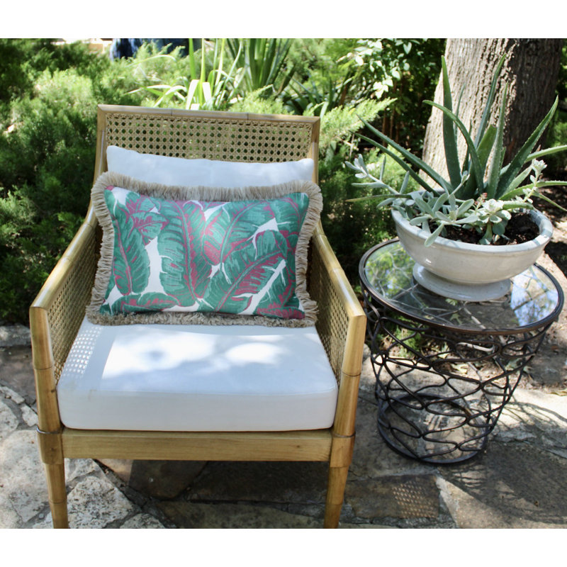 Floral Lumbar Indoor / Outdoor Pillow Cover & Insert