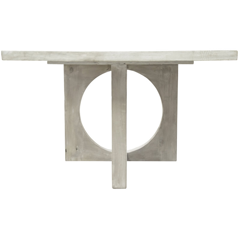 Buttercup Solid Wood Dining Table, Gray Wash Wax, 42" W x 96" L