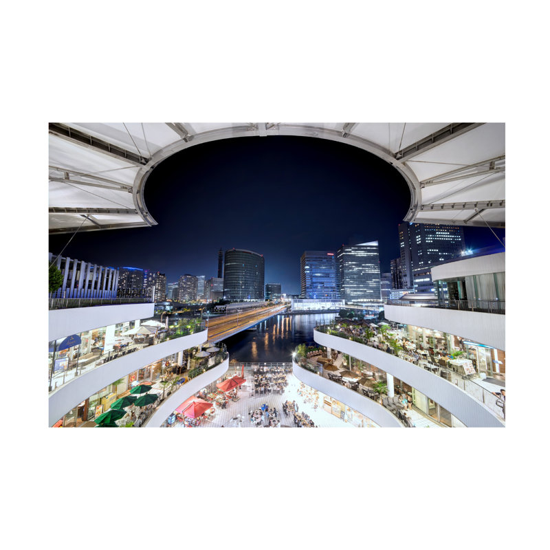 Tomoshi Hara Yokohama Canvas Art, H 12 po x l 19 po