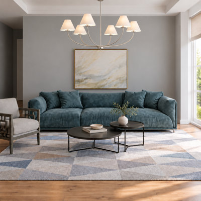 Roverta 6-Light Dimmable Chandelier with Adjustable Length