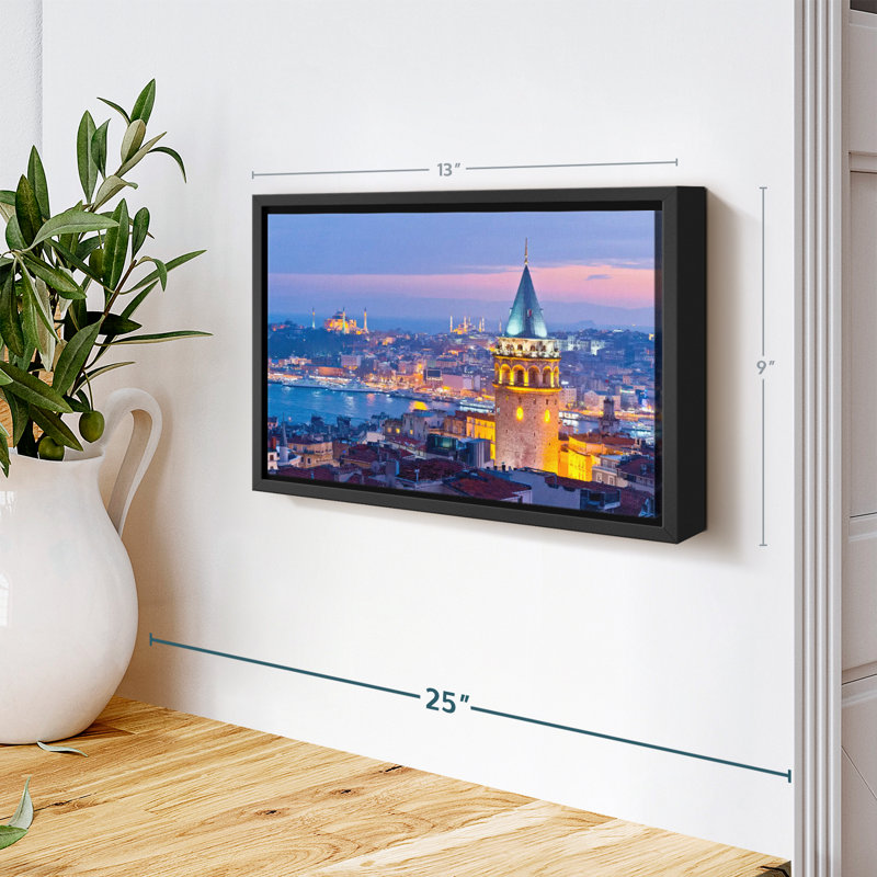 Impression sur toile Istanbul Twilight, H 9 po x l 13 po