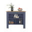 Arlington Isla De Cocina, Conception moderne avec des ouvertures multiples, Multifonctionnel en Kronos Fresno et Kronos Azul