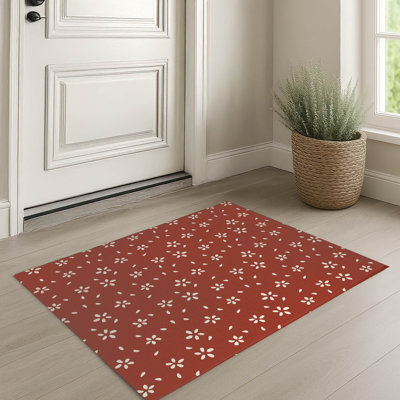 Petal Scatter Ultra Thin Lightweight Non-Slip Indoor Doormat