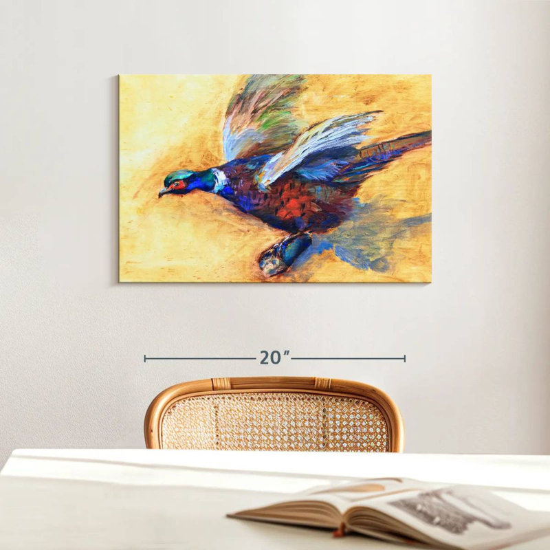 Pheasant, 16" H x 24" W