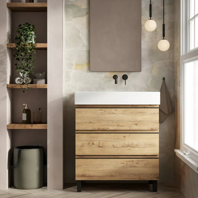 Bethene 80mm Single Bathroom Vanity with Basin