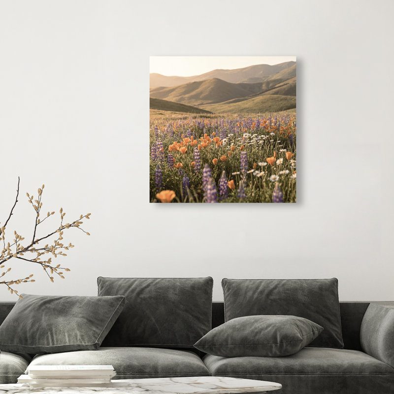 Lavender Hill Print by Oliver Gal, 30" H x 30" W, Gallery Wrapped