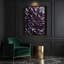 «Abstract Florals 29», art mural sur toile mauve-1917060451