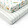 CoZee Bedside Crib 100% Cotton Fitted Sheets 2pk