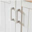 Meuble-lavabo 32 po avec lavabo, meuble-lavabo simple avec portes et tablette ouverte, petit meuble-lavabo en bois massif avec lavabo, blanc + naturel