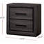 Table de chevet 1Pc Table de chevet 2 tiroirs