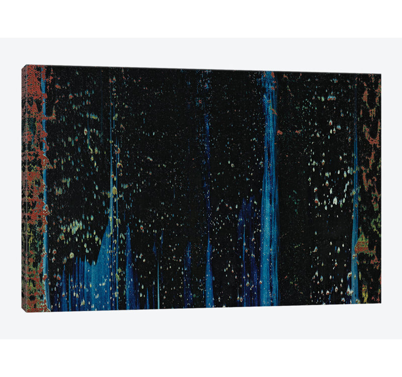 «Back in Black», reproduction sur toile, H 40 po x l 60 po x P 1,5 po, Toile tendue, Pas de tapis