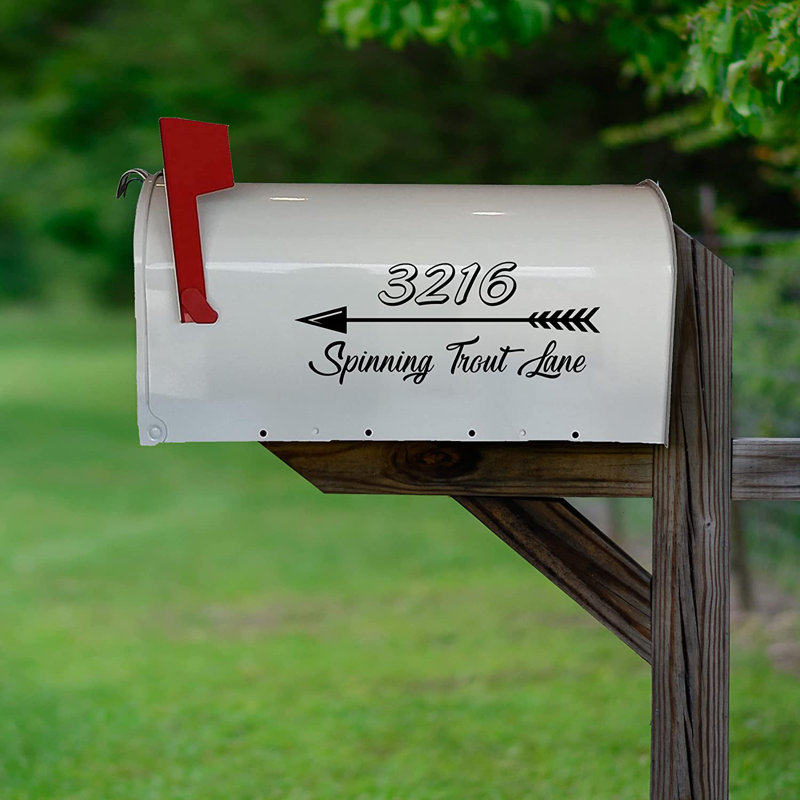 Vinyl Mailbox Cover, Black, 4.5" H x 11" W x 0.01" D, Yes