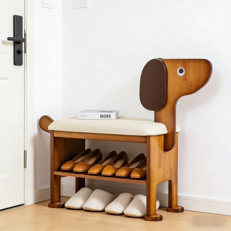 Premium Wooden Shoe Cabinet For Home, 42.52" H x 27.16" W x 23.62" D