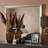 Zeno Silver 37.37 In. W X 37.37 In. H Modern Square Wood Framed Mirror