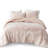 King/ King Bedding With Reverse - 100% Crushed Velvet Soft And Warm Comforter