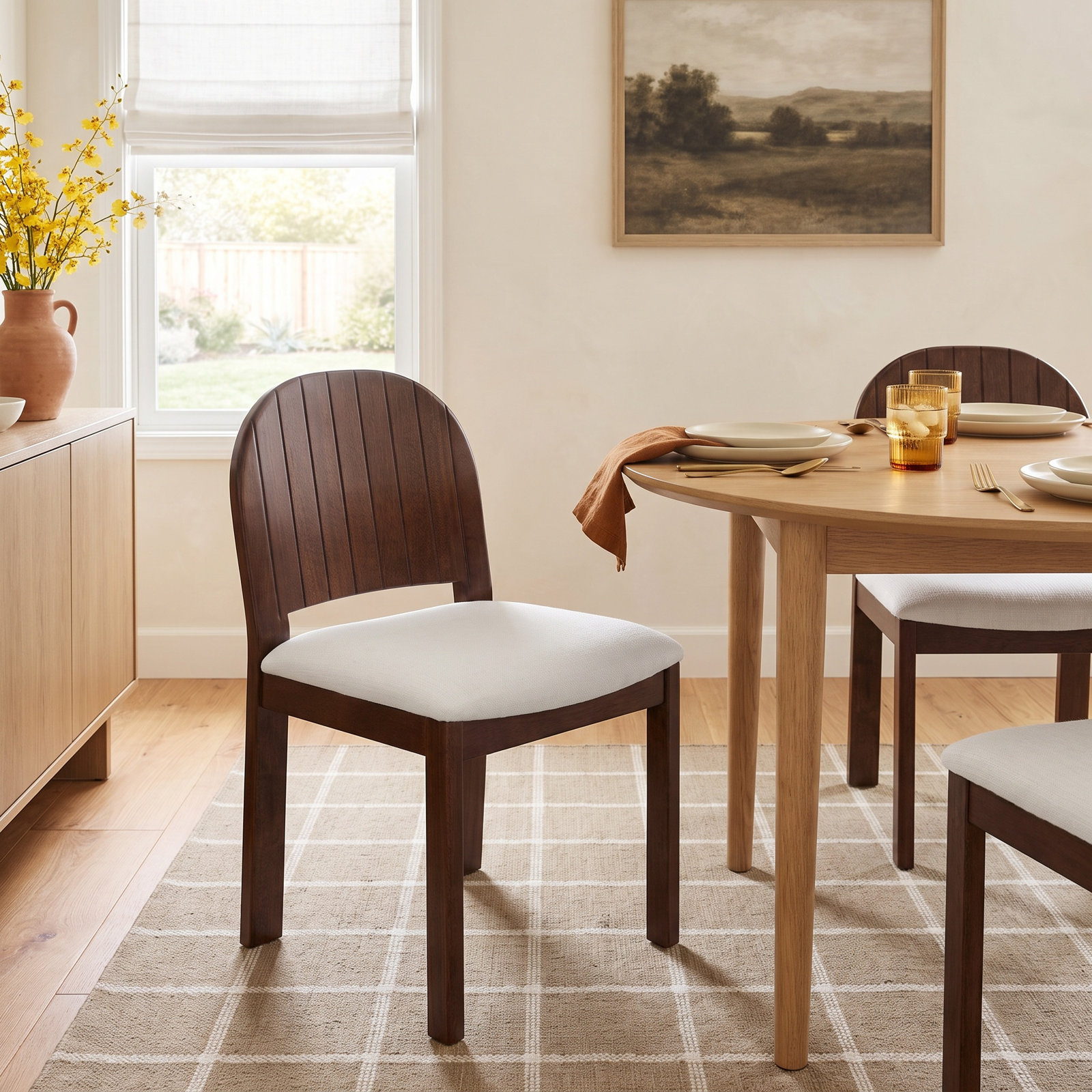 Helma Dining Chair, White