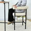 24" Modern Boucle Counter Stool with Arms (Set of 3)