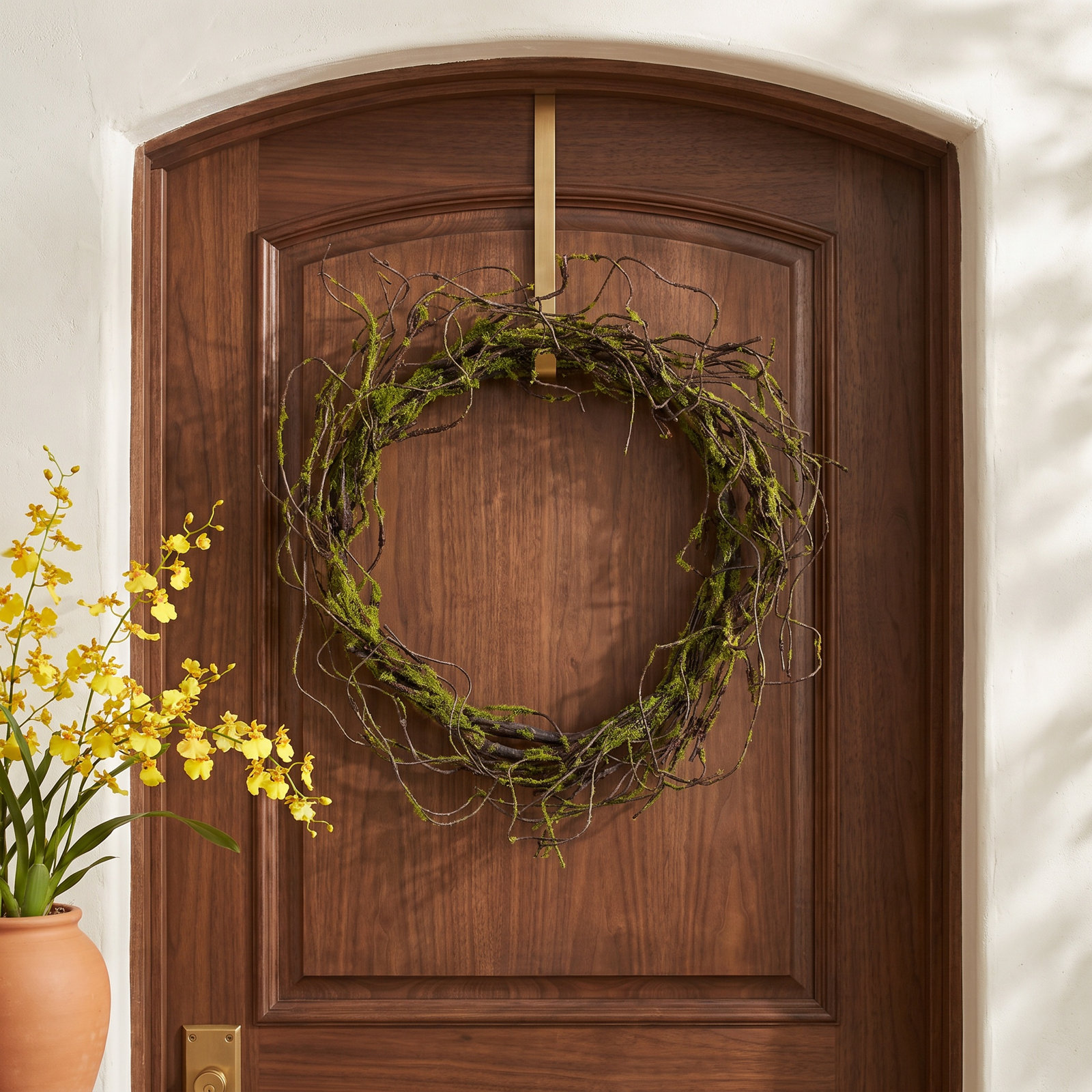 26.5'' Faux Moss Paper Wreath